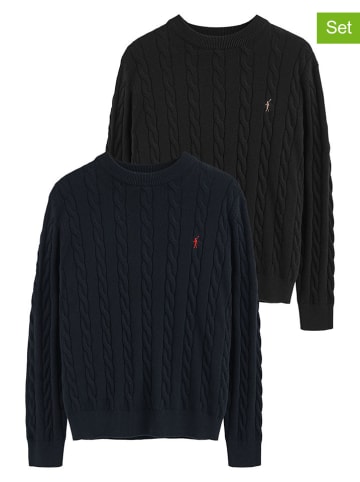 Polo Club 2-delige set: truien donkerblauw/zwart