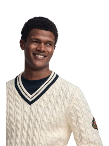 Polo Club Pullover in Creme