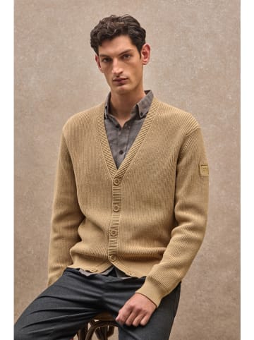 Polo Club Cardigan in Beige