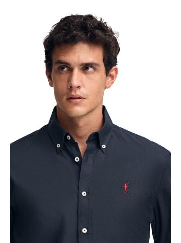 Polo Club Blouse - regular fit - donkerblauw