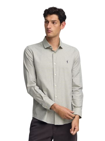 Polo Club Blouse groen/wit