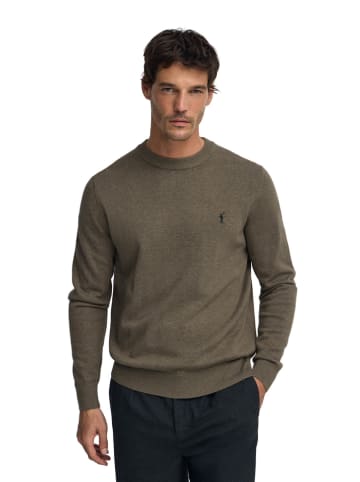 Polo Club Sweter w kolorze szarobrązowym