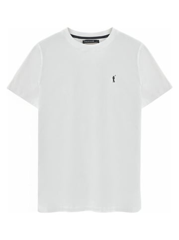 Polo Club 2er-Set: Shirts in Weiß/ Dunkelblau