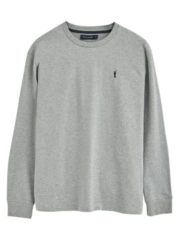 Polo Club Longsleeve in Grau
