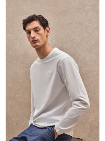 Polo Club Longsleeve in Weiß