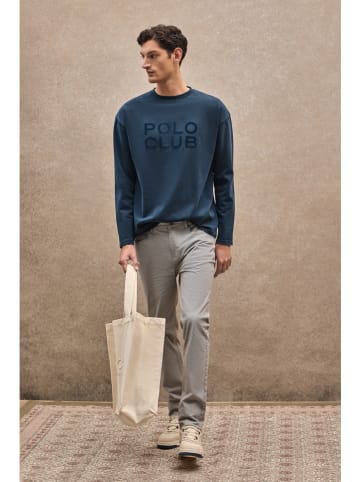 Polo Club Longsleeve in Dunkelblau