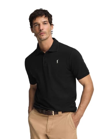 Polo Club Poloshirt in Schwarz