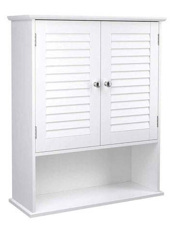 Songmics Szafka łazienkowa w kolorze białym - 60 x 70 x 20 cm