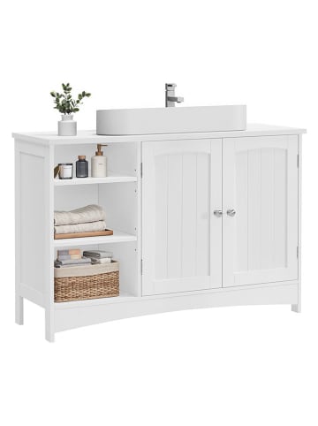 Songmics Wastafelonderkast wit - (B)90 x (H)60 x (D)30 cm