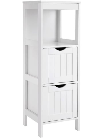 Songmics Badregal in Weiß - (B)30 x (H)89 x (T)30 cm