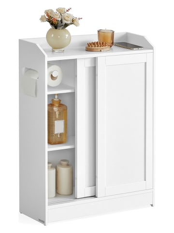 Songmics Badschrank in Weiß - (B)60 x (H)80 x (T)20 cm