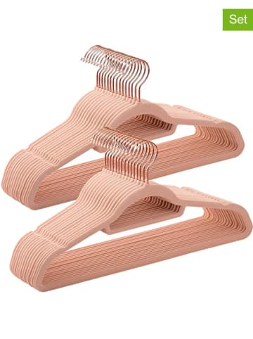 Songmics 30er-Set: Kleiderbügel in Rosa/ Roségold - (B)43,5 x (H)22,5 cm