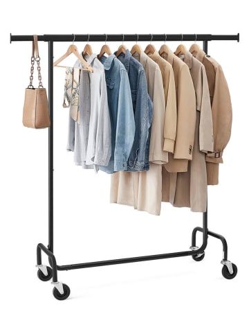 Songmics Kleiderständer in Schwarz - (B)150 x (H)162,9 x (T)45 cm