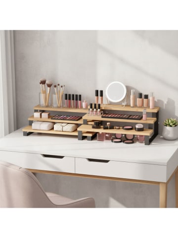 Songmics Regały (2 szt.) w kolorze jasnobrązowo-czarnym na przyprawy