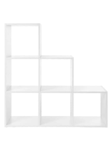 Songmics Regał w kolorze białym - 97,5 x 97,5 x 29 cm