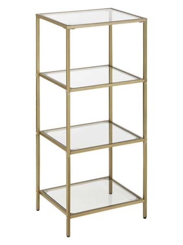 Songmics Regał stojący w kolorze złotym - 40 x 95 x 30 cm