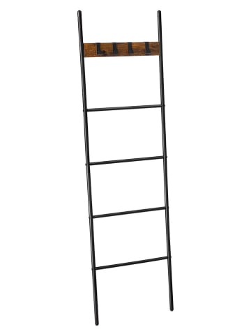 Songmics Handdoekrek bruin/zwart - (B)44 x (H)160 cm