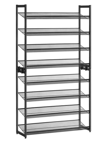 Songmics Schoenenrek zwart - (B)92,3 x (H)163,4 x (D)30,5 cm