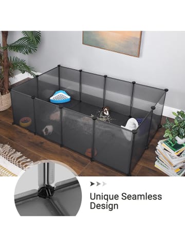 Songmics Opbergkubus antraciet - (B)143 x (H)46 x (D)73 cm