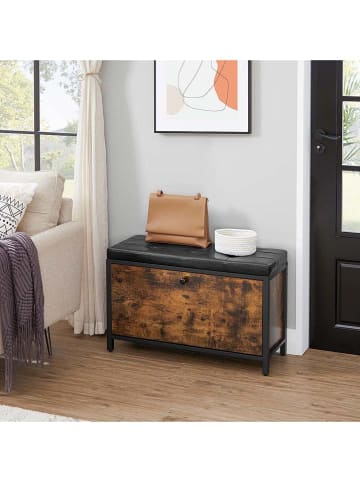 Songmics Schoenenkast bruin/zwart - (B)80 x (H)51 x (D)30 cm