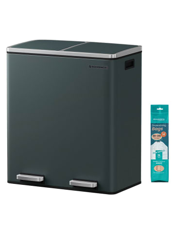 Songmics Pedaalemmer zwart - (B)59 x (H)62,4 x (D)36,5 cm