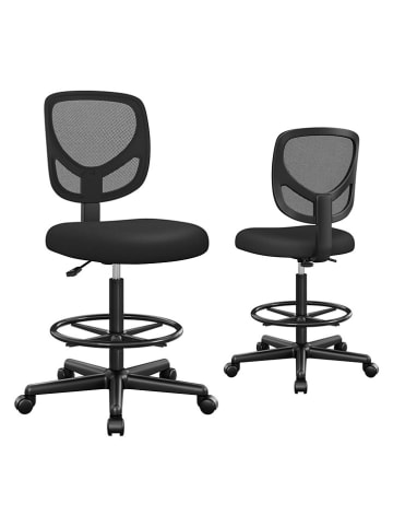 Songmics Bürostuhl in Schwarz - (B)64 x (H)117 x (T)40 cm