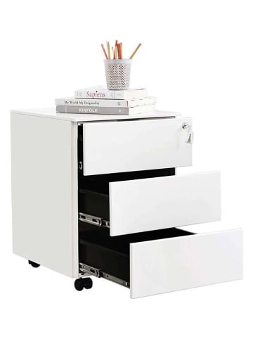 Songmics Archiefkast wit - (B)39 x (H)55 x (D)45 cm