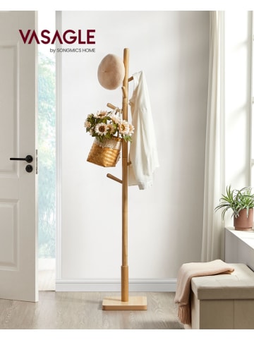 Songmics Wieszak w kolorze jasnobrązowym - wys. 173 cm