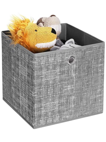 Songmics 6-delige set: opbergboxen grijs - (B)30 x (H)30 x (D)30 cm