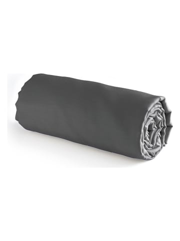 CXL by Christian Lacroix Satynowe prześcieradło w kolorze antracytowym na gumce