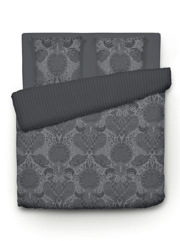 CXL by Christian Lacroix 2-delige set: satijnen beddengoedsets antraciet