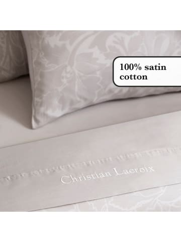 CXL by Christian Lacroix 2-delige set: satijnen kussenslopen taupe