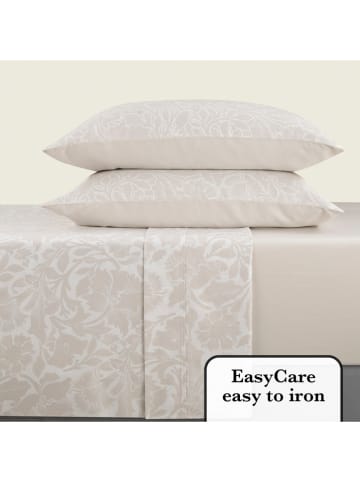 CXL by Christian Lacroix 4tlg. Set: Satin-Bettlaken und Kissenbezüge in Taupe