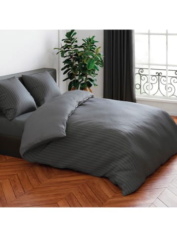 CXL by Christian Lacroix Satin-Bettwäsche-Set in Grau