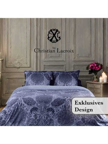 CXL by Christian Lacroix Satin-Bettwäsche-Set in Blau