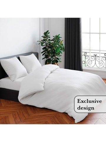 CXL by Christian Lacroix Satin-Bettwäsche-Set in Weiß