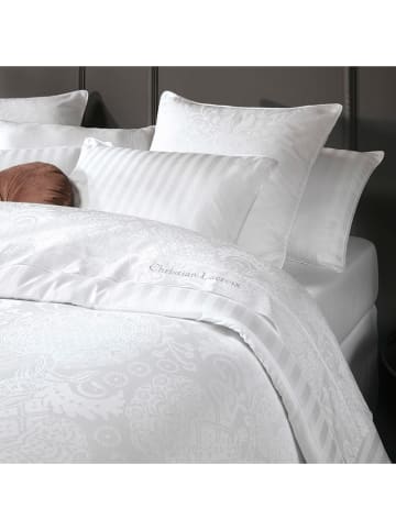 CXL by Christian Lacroix Satin-Bettlaken in Weiß