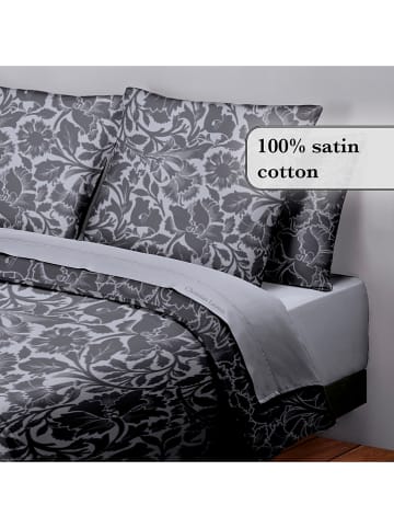 CXL by Christian Lacroix Satin-Spannbettlaken in Grau