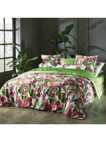 CXL by Christian Lacroix Satynowa poszewka w kolorze zielonym na poduszkę