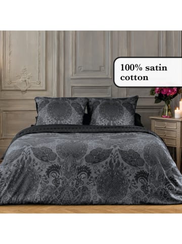 CXL by Christian Lacroix 2-delige set: satijnen kussenslopen donkergrijs