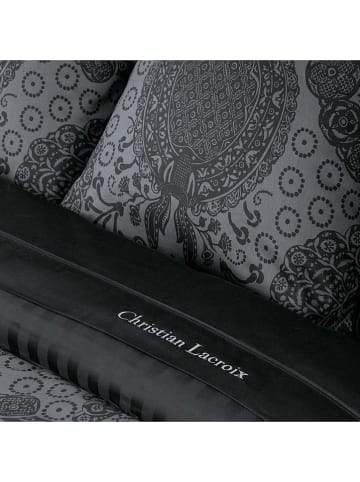 CXL by Christian Lacroix Satin-Kissenbezug in Dunkelgrau