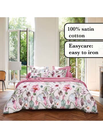 CXL by Christian Lacroix Satynowe prześcieradło w kolorze różowym