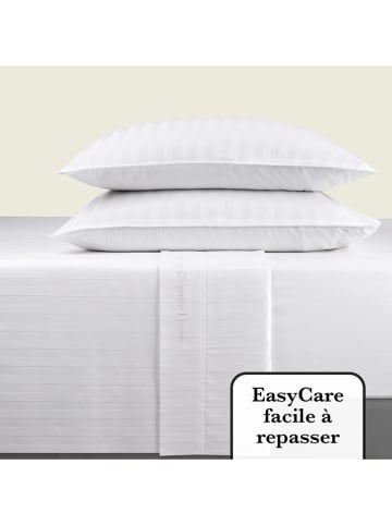 CXL by Christian Lacroix 4tlg. Set: Satin-Bettlaken und Kissenbezüge in Weiß