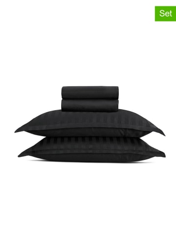 CXL by Christian Lacroix 4-częściowy zestaw satynowy w kolorze czarnym