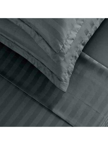 CXL by Christian Lacroix 4tlg. Set: Satin-Bettlaken und Kissenbezüge in Grau
