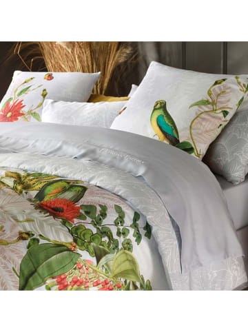 CXL by Christian Lacroix Satin-Bettwäsche-Set in Weiß/ Grün