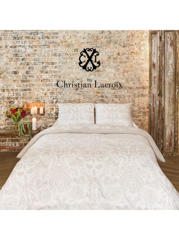 CXL by Christian Lacroix Satin-Bettwäsche-Set in Beige