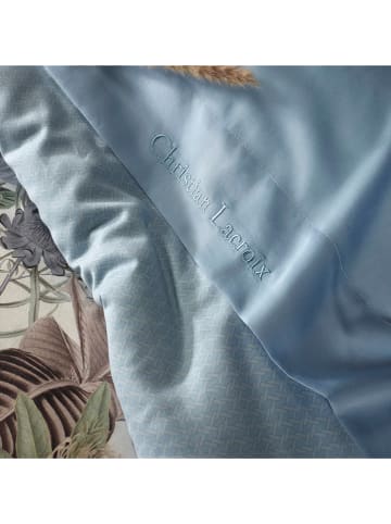 CXL by Christian Lacroix Satin-Spannbettlaken in Hellblau