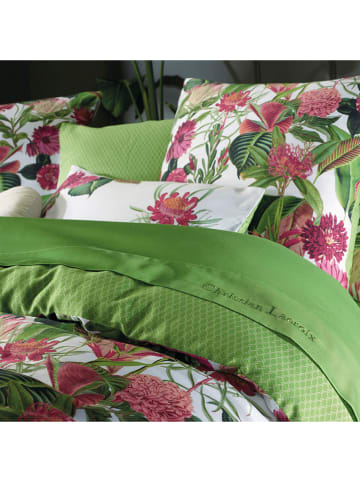 CXL by Christian Lacroix Satin-Kissenbezug in Grün/ Bunt