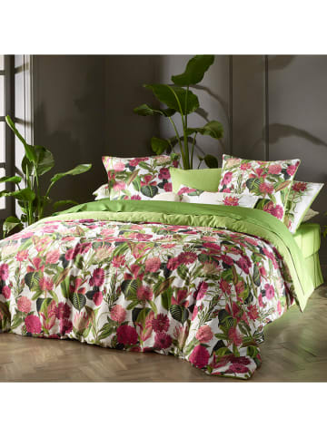 CXL by Christian Lacroix Satin-Kissenbezug in Grün/ Bunt